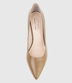 Amara85 Pump With Louis Heel In Tan