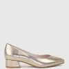 Audrey35 Low Block Heel Pump In Rosegold
