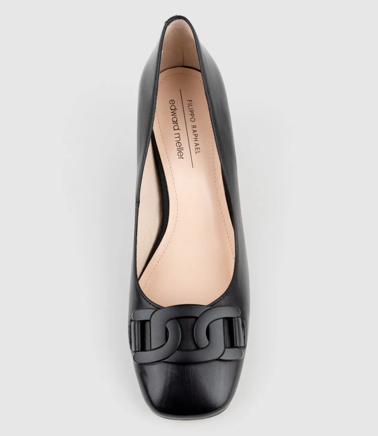 Bianca65 Pump With Trim In Black Calf