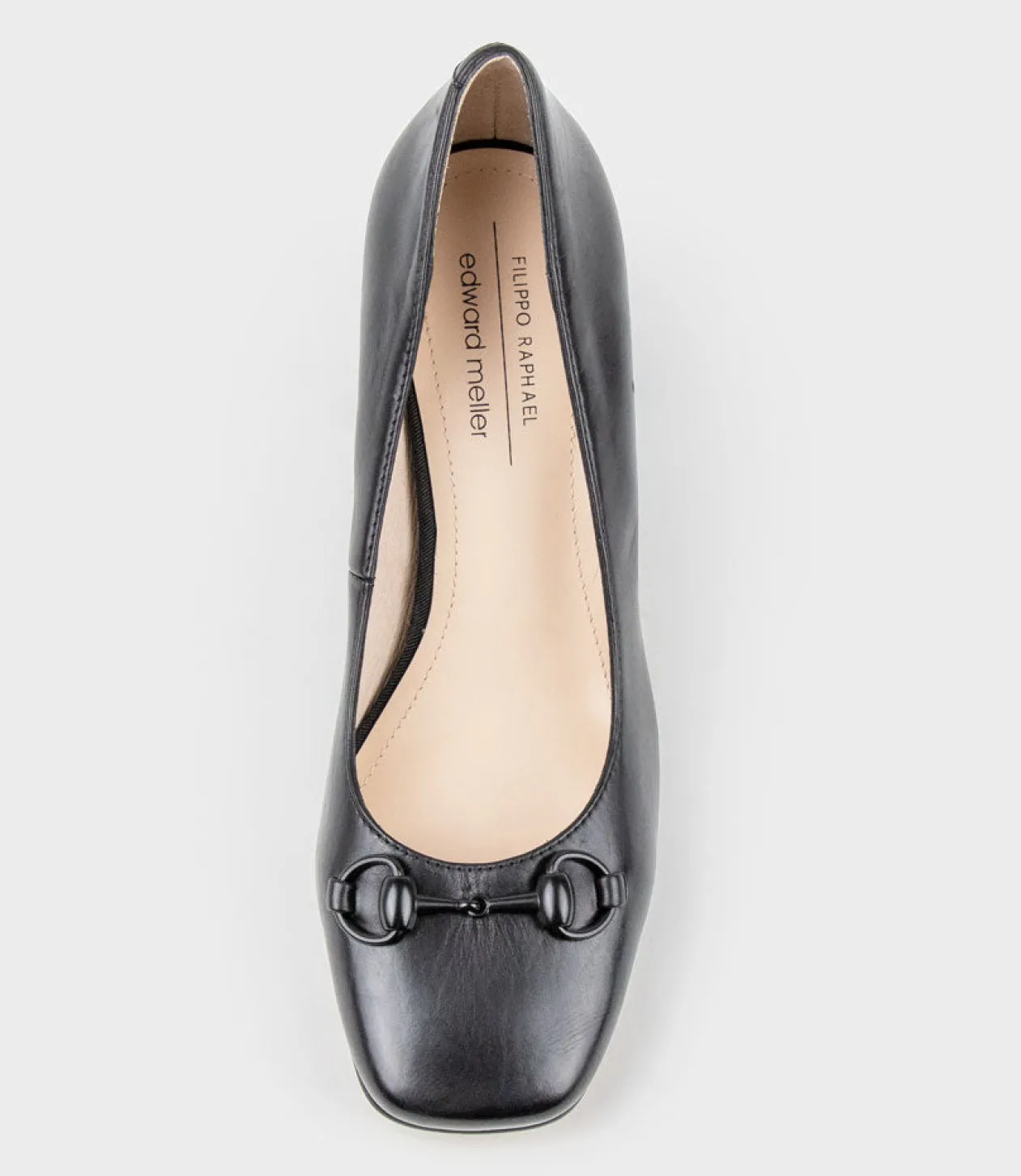 Blythe65 Square Toe Pump With Hardware In Black