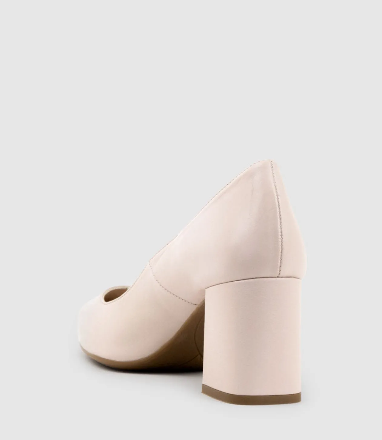 Bryson70 Block Heel Pump In Nude