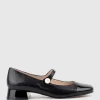 Capulet30 Cap Toe Mary Jane In Black Calf