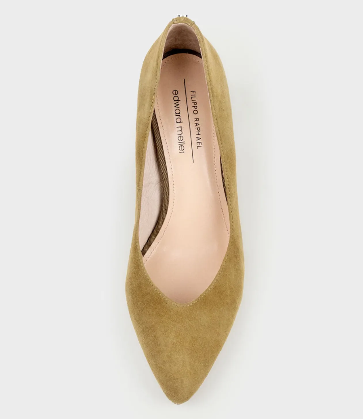 Cordelia60 Pointed Block Heel Pump In Camel Suede