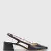 Dakota50 Slingback Pump With Cap Toe In Black