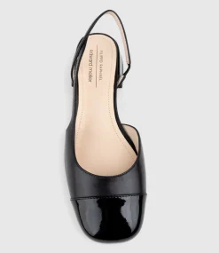Dallis30 Cap Toe Slingback In Black