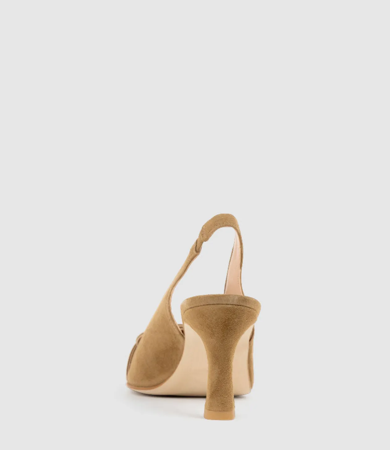 Daphne70 Slingback Pump In Tan Suede