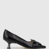 Destra60 Pointed Pump With Buckle In Black