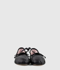 Eden Ballet With Elastic Strap In Black