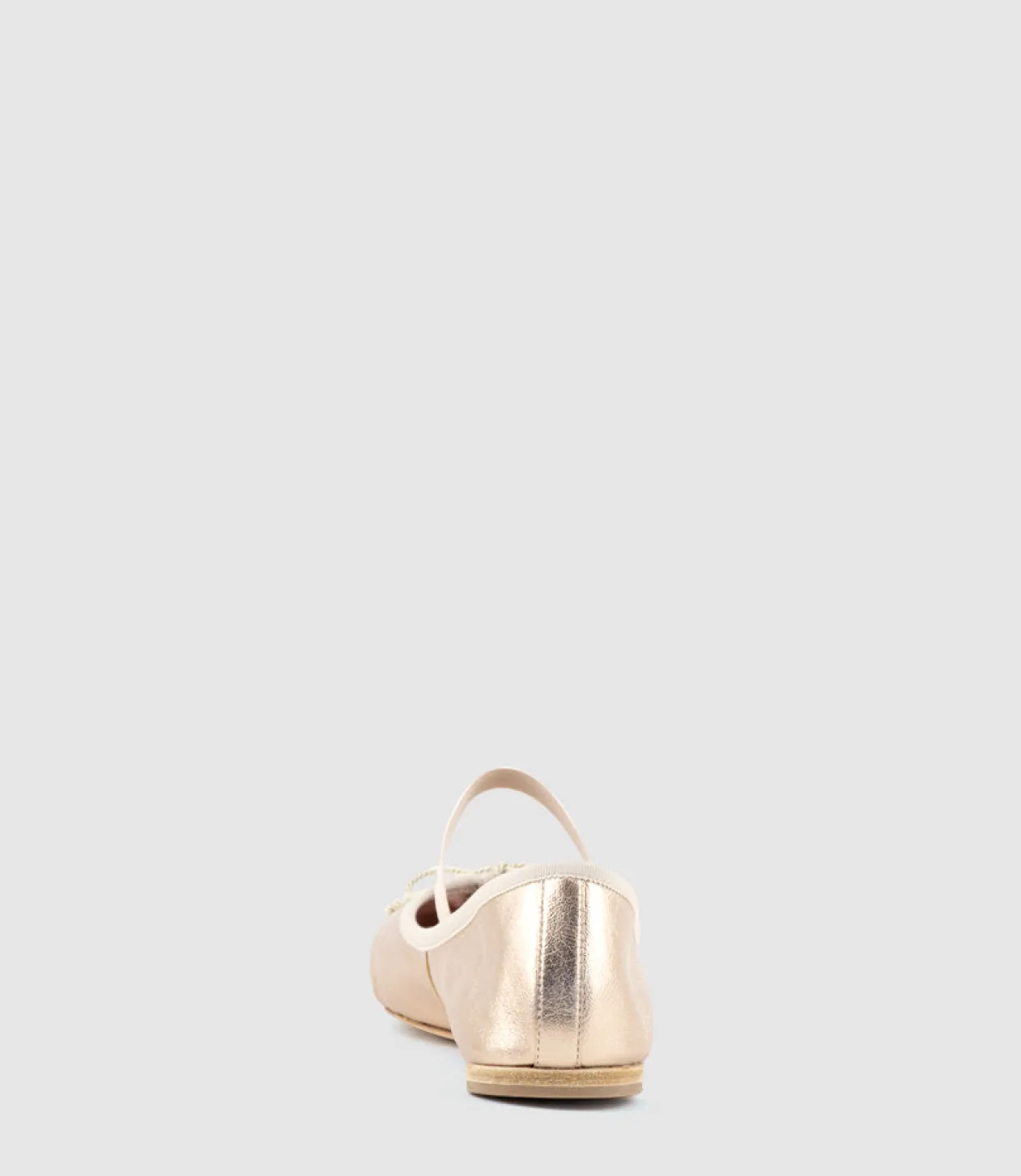 Eden Ballet With Elastic Strap In Gold