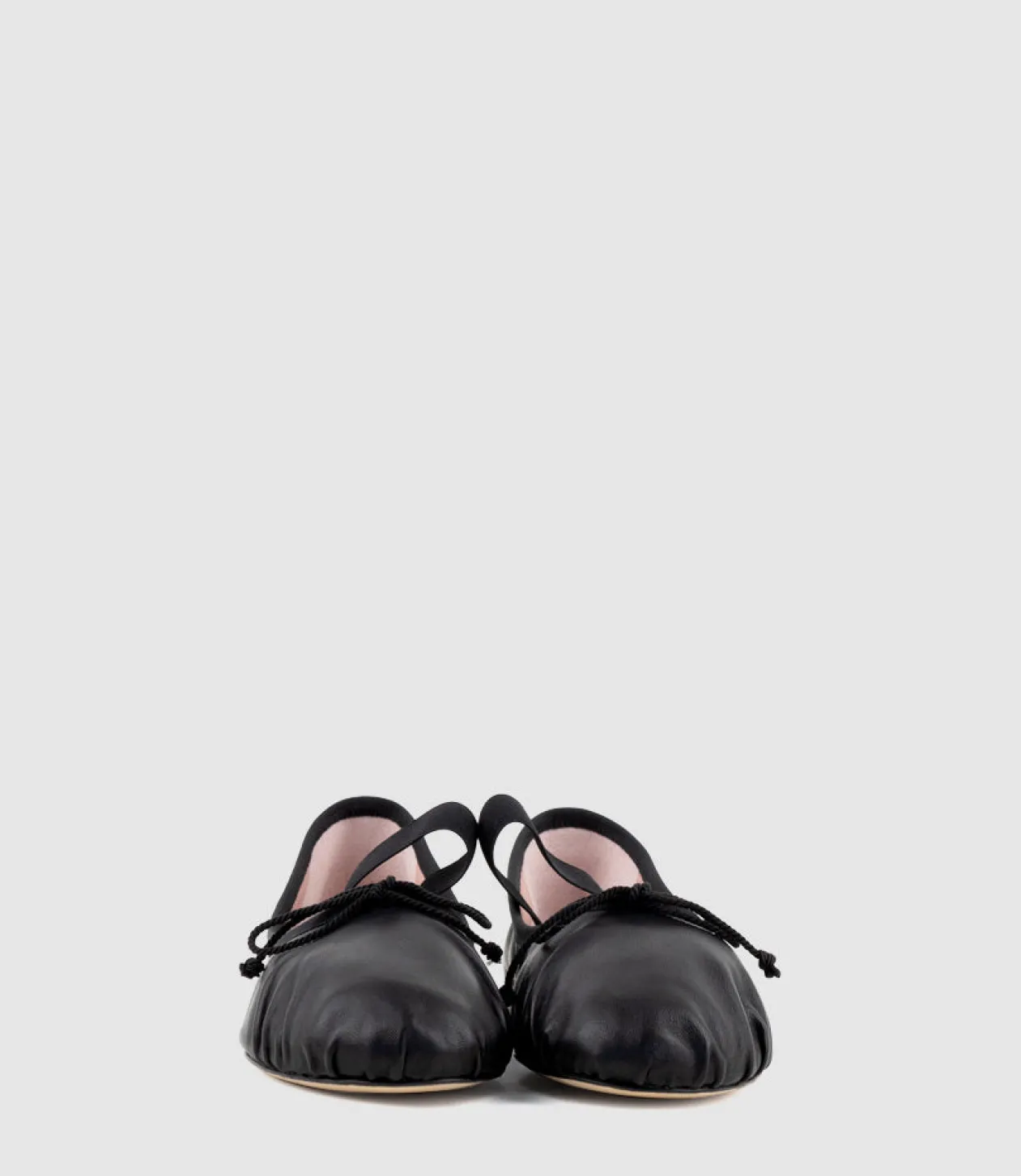 Eden Ballet With Elastic Strap In Black