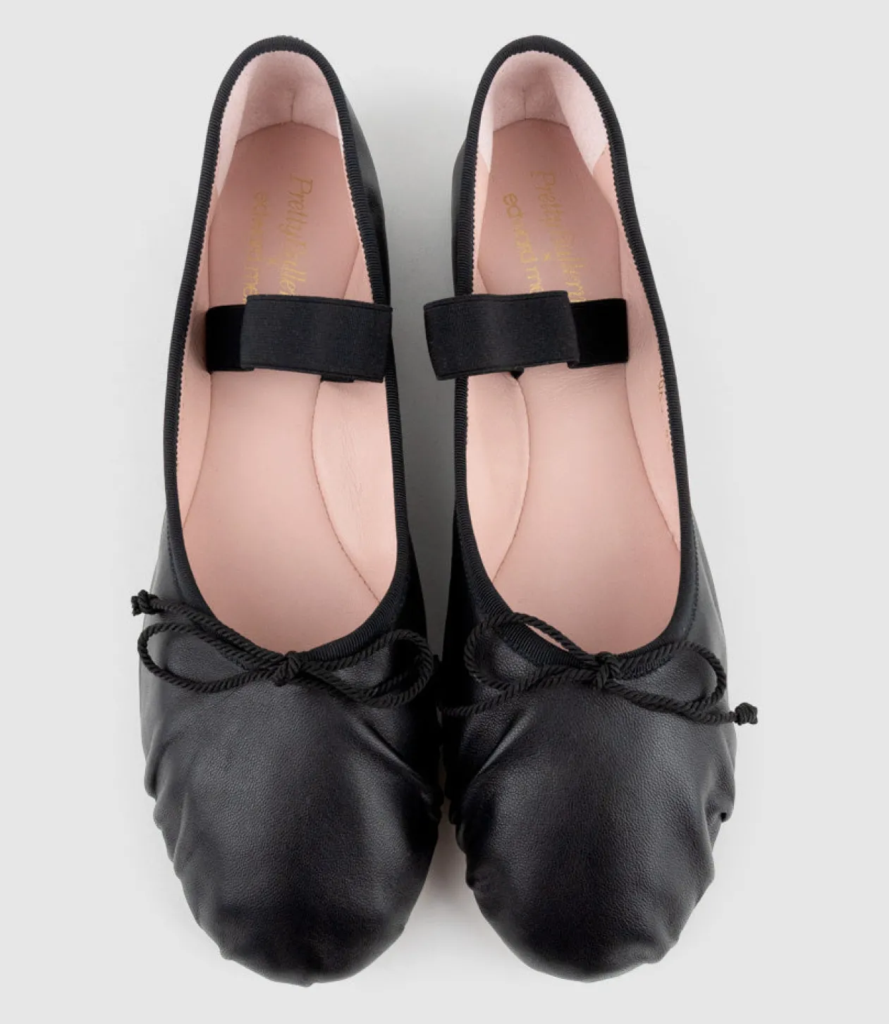 Eden Ballet With Elastic Strap In Black