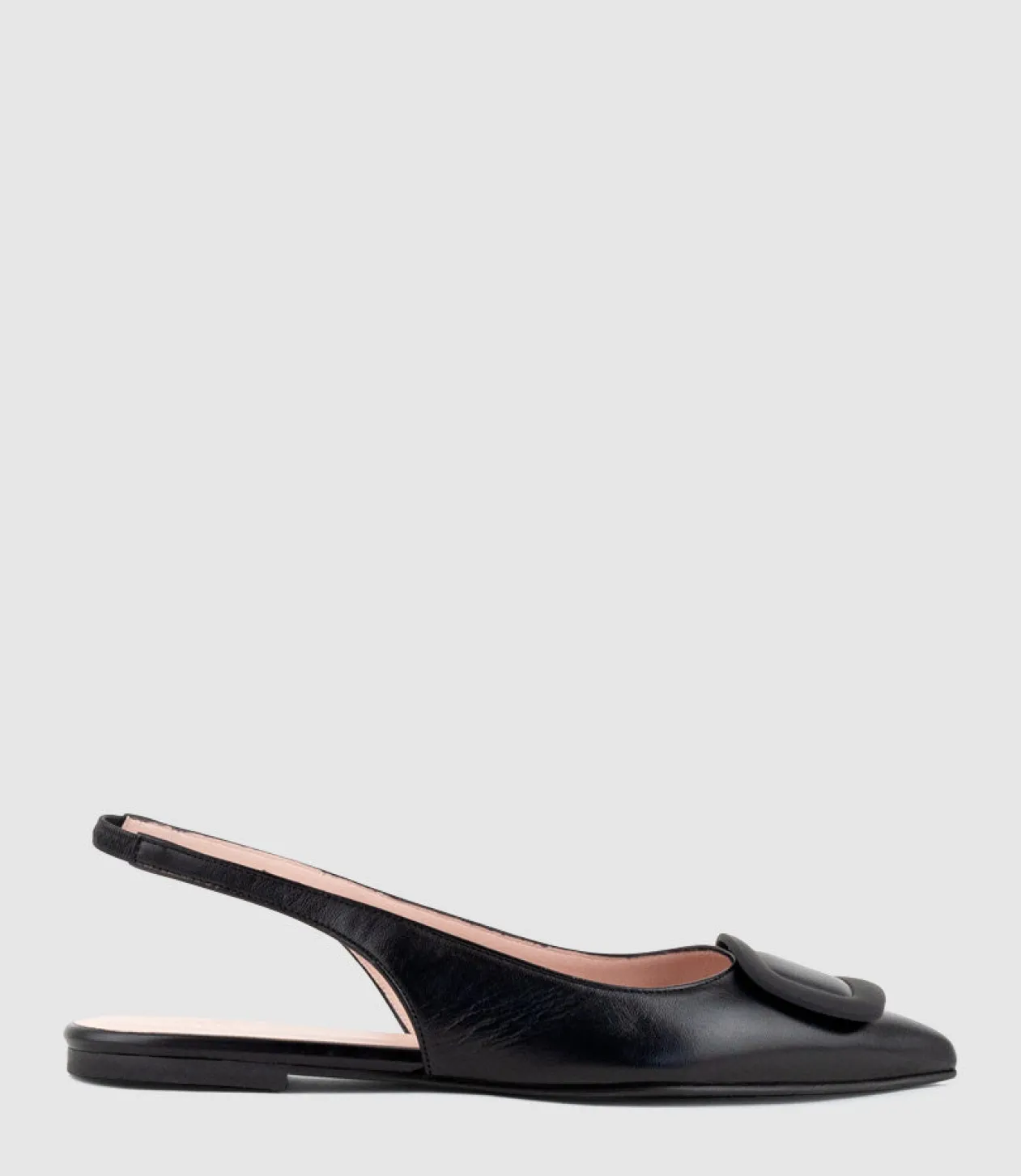 Eliza Slingback With Hardware In Black