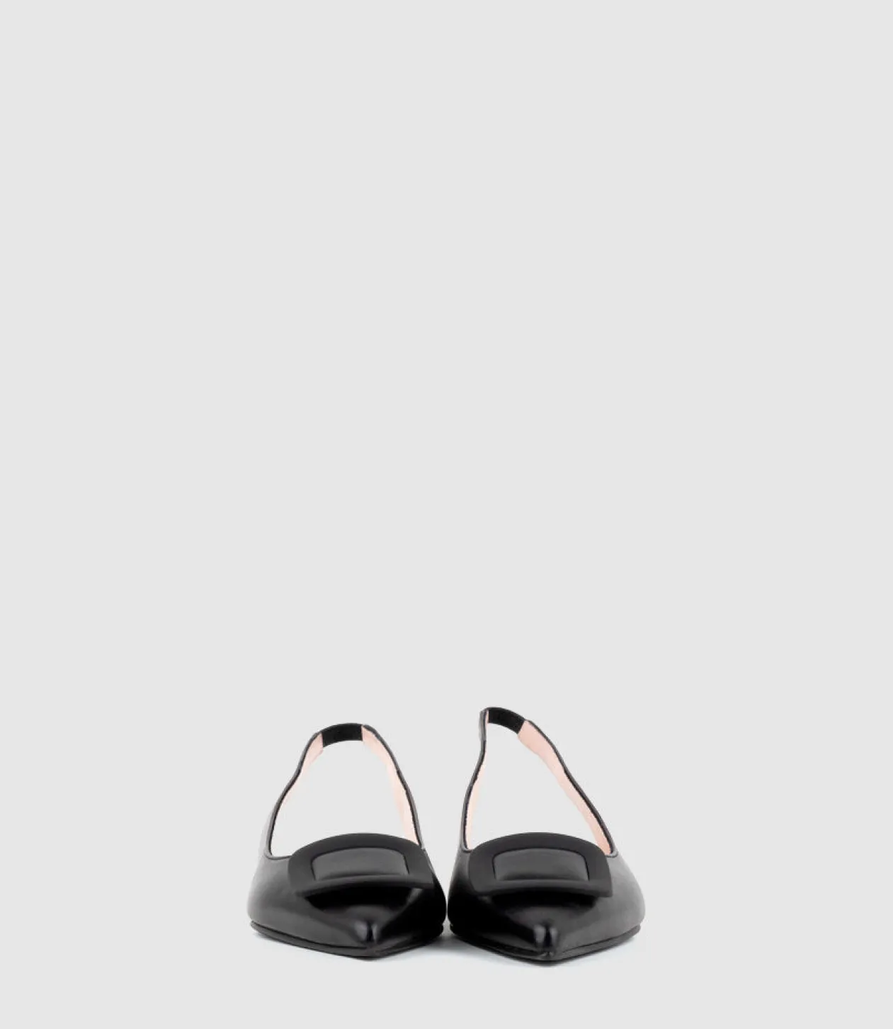 Eliza Slingback With Hardware In Black