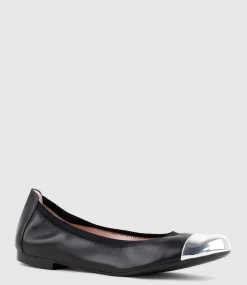 Elora Cap Toe Ballet In Black