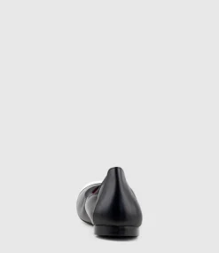 Elora Cap Toe Ballet In Black