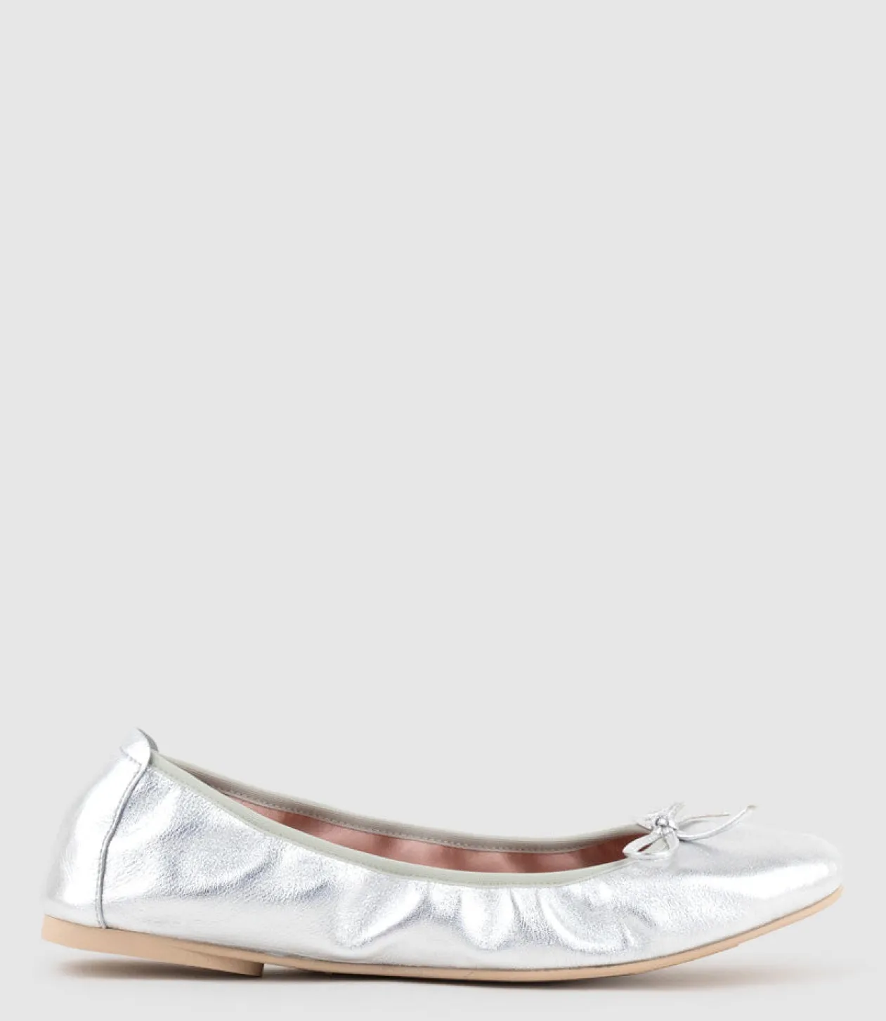 Esme Classic Soft Ballet In Silver