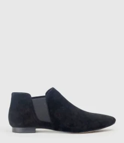 Faeda Ankle Bootie In Black Suede