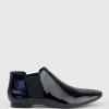 Faeda Ankle Bootie In Black Patent
