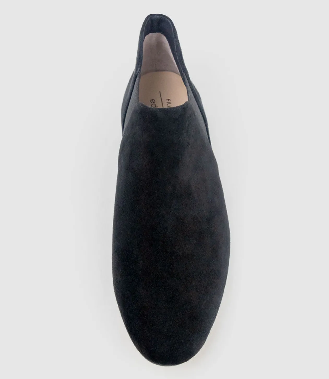 Faeda Ankle Bootie In Black Suede