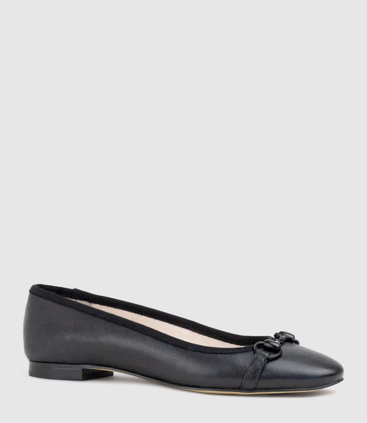 Finity Classic Ballet With Tonal Trim In Black