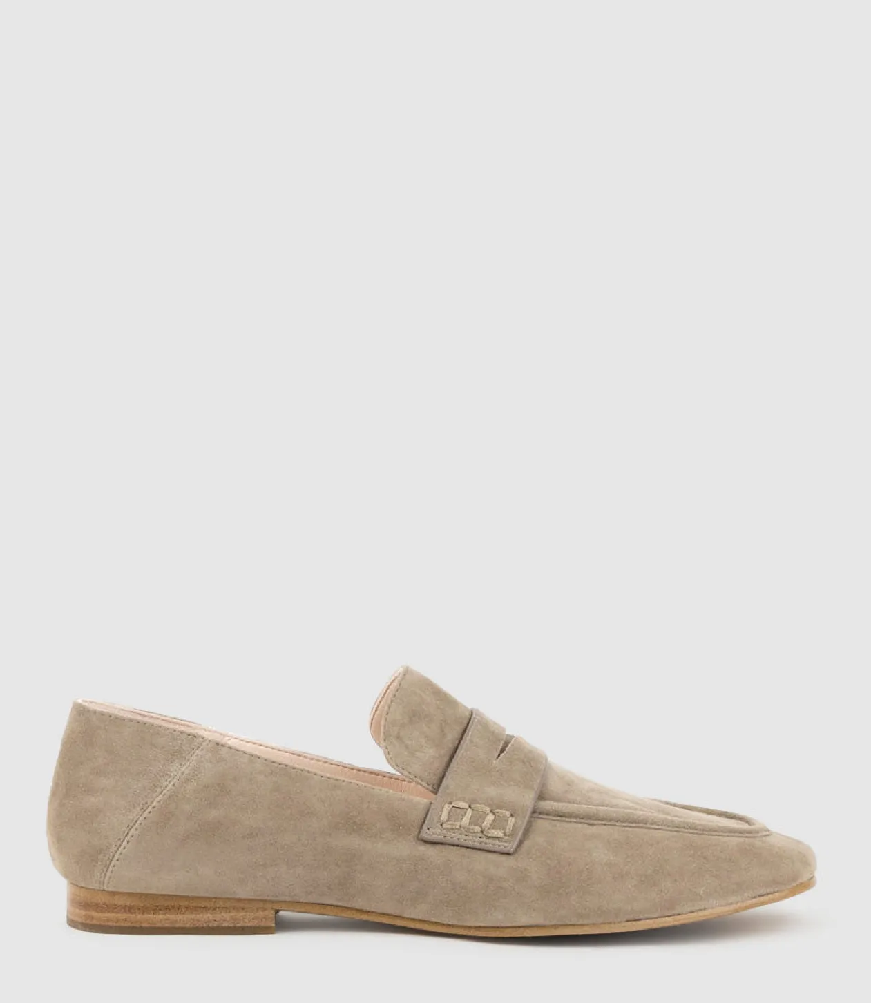 Finlay Moccasin With Collapsible Back In Latte Suede