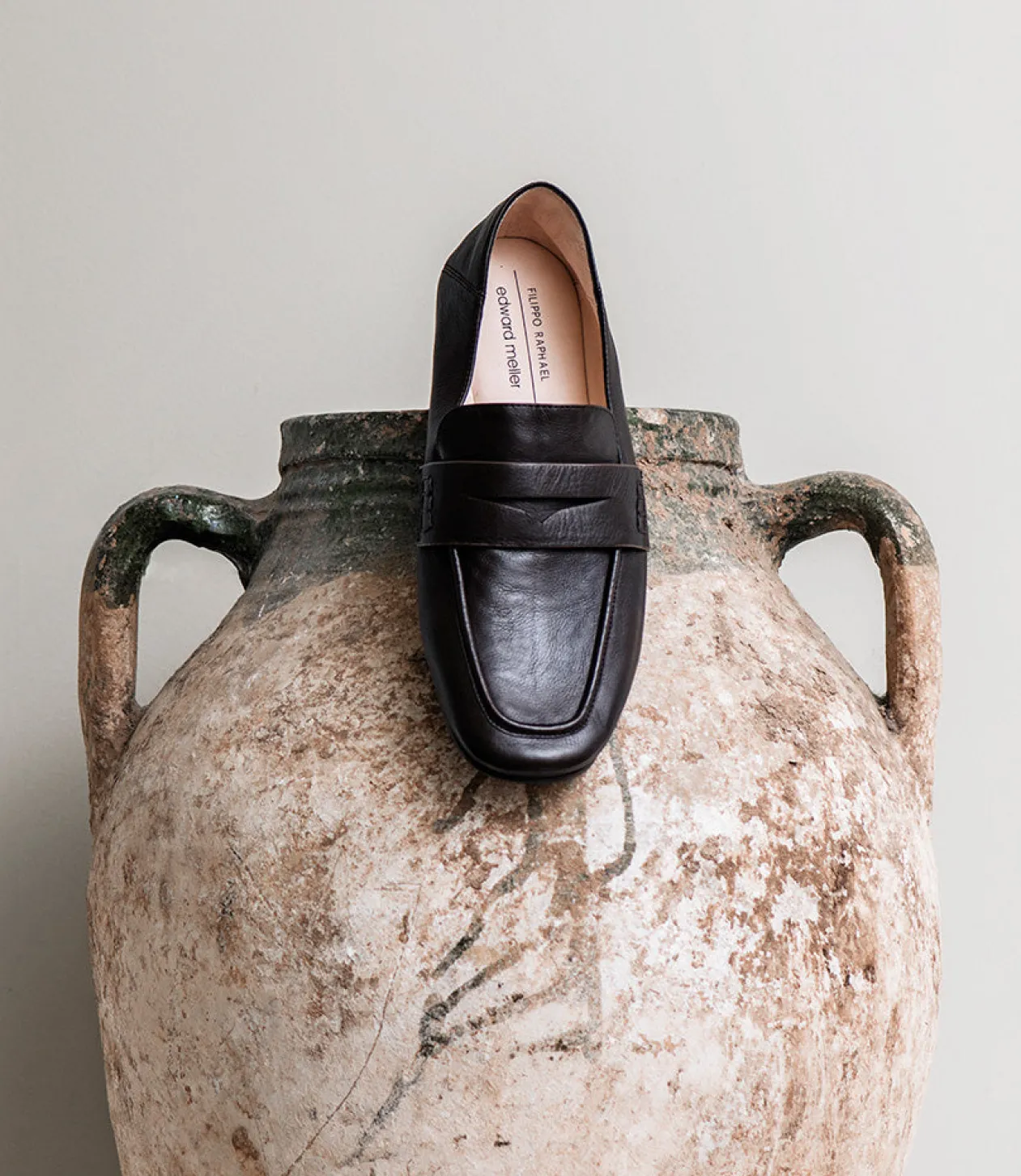 Finlay Moccasin With Collapsible Back In Black Calf
