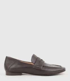 Finlay Moccasin With Collapsible Back In Brown Calf