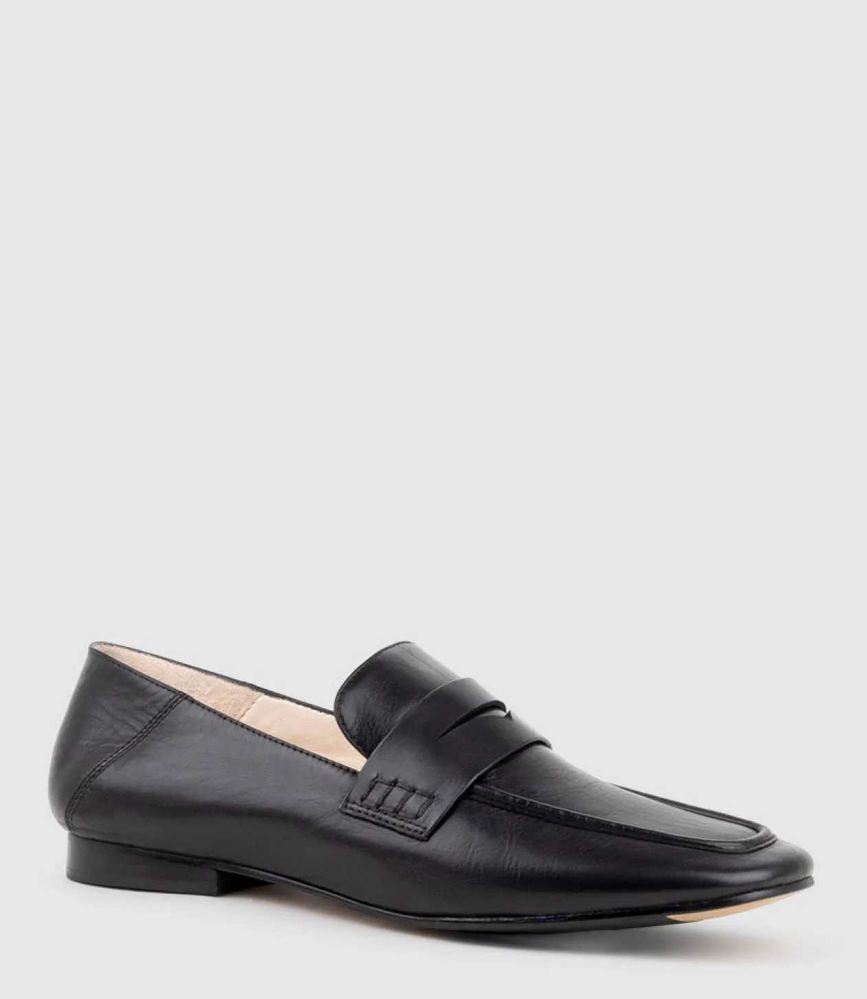 Finlay Moccasin With Collapsible Back In Black Calf