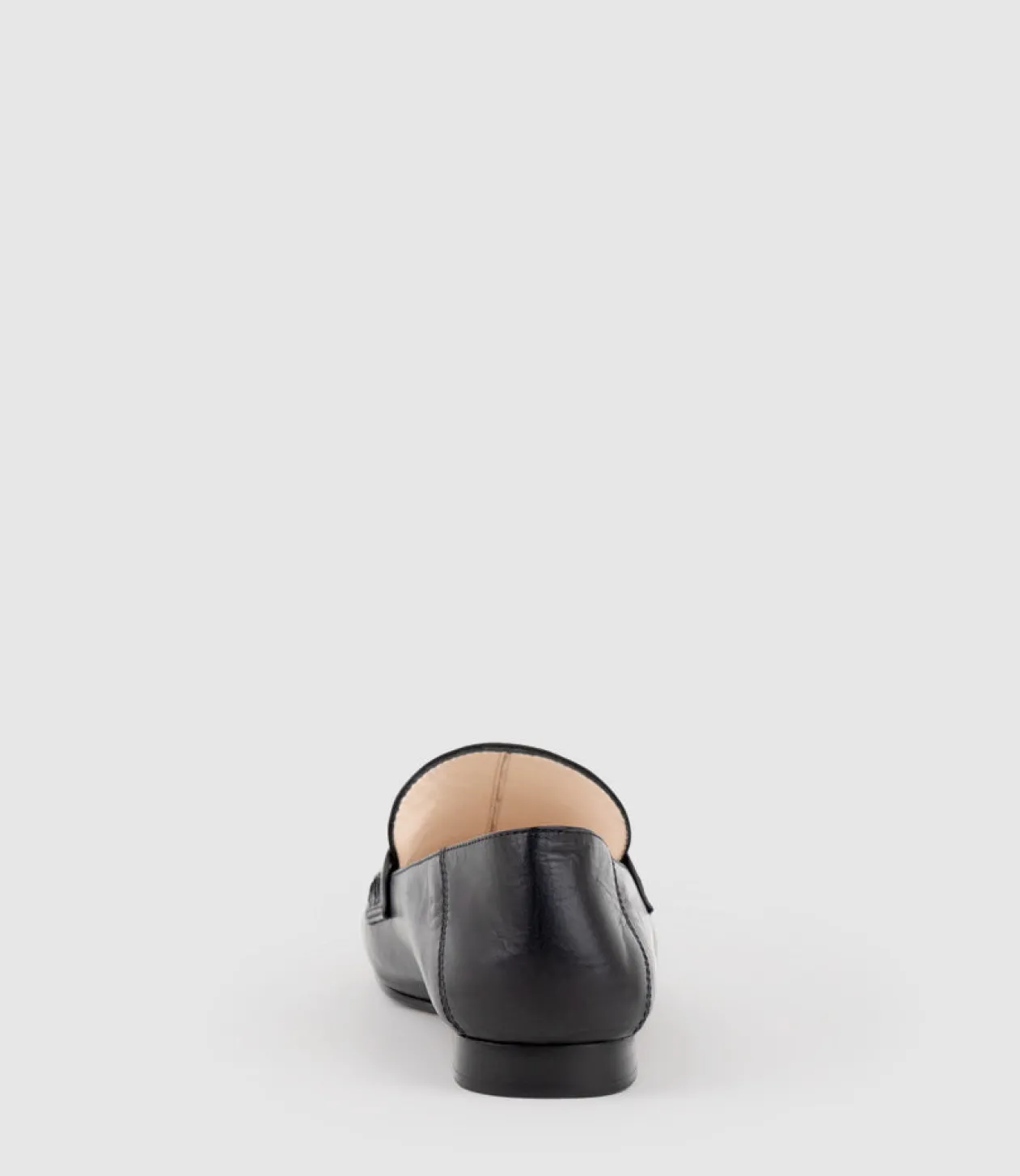 Finlay Moccasin With Collapsible Back In Black Calf