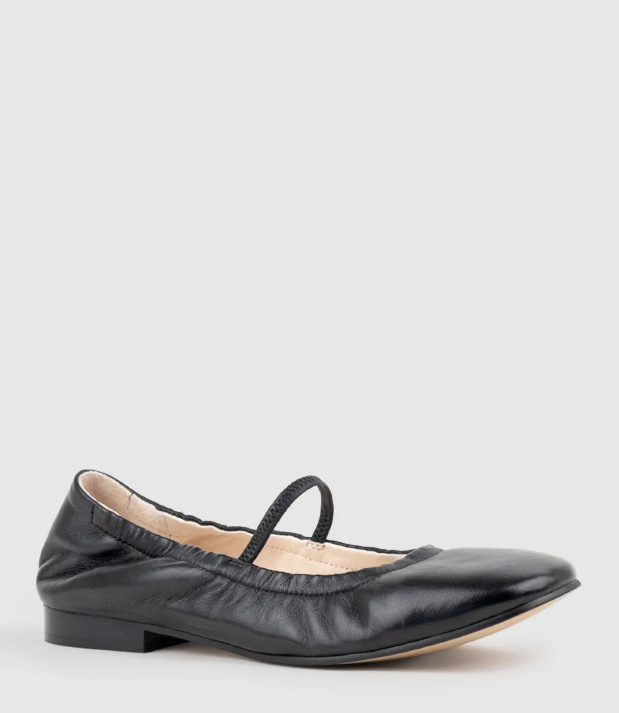 Firla Ballet With Strap In Black