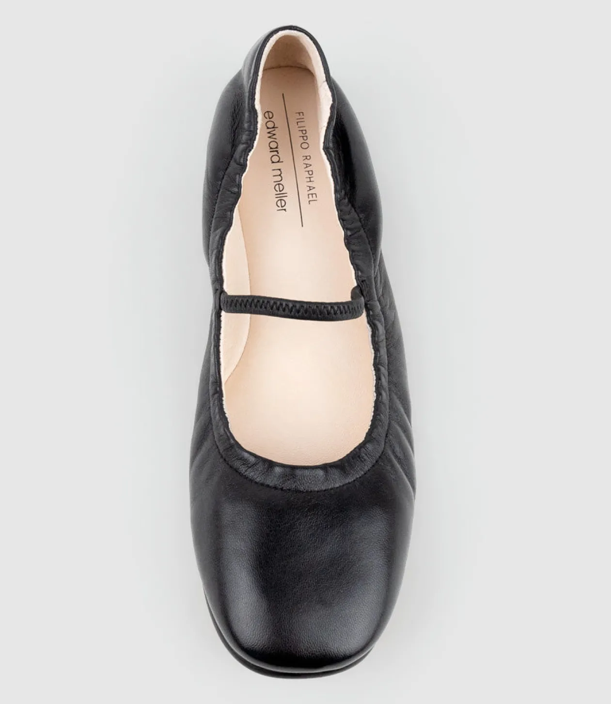 Firla Ballet With Strap In Black