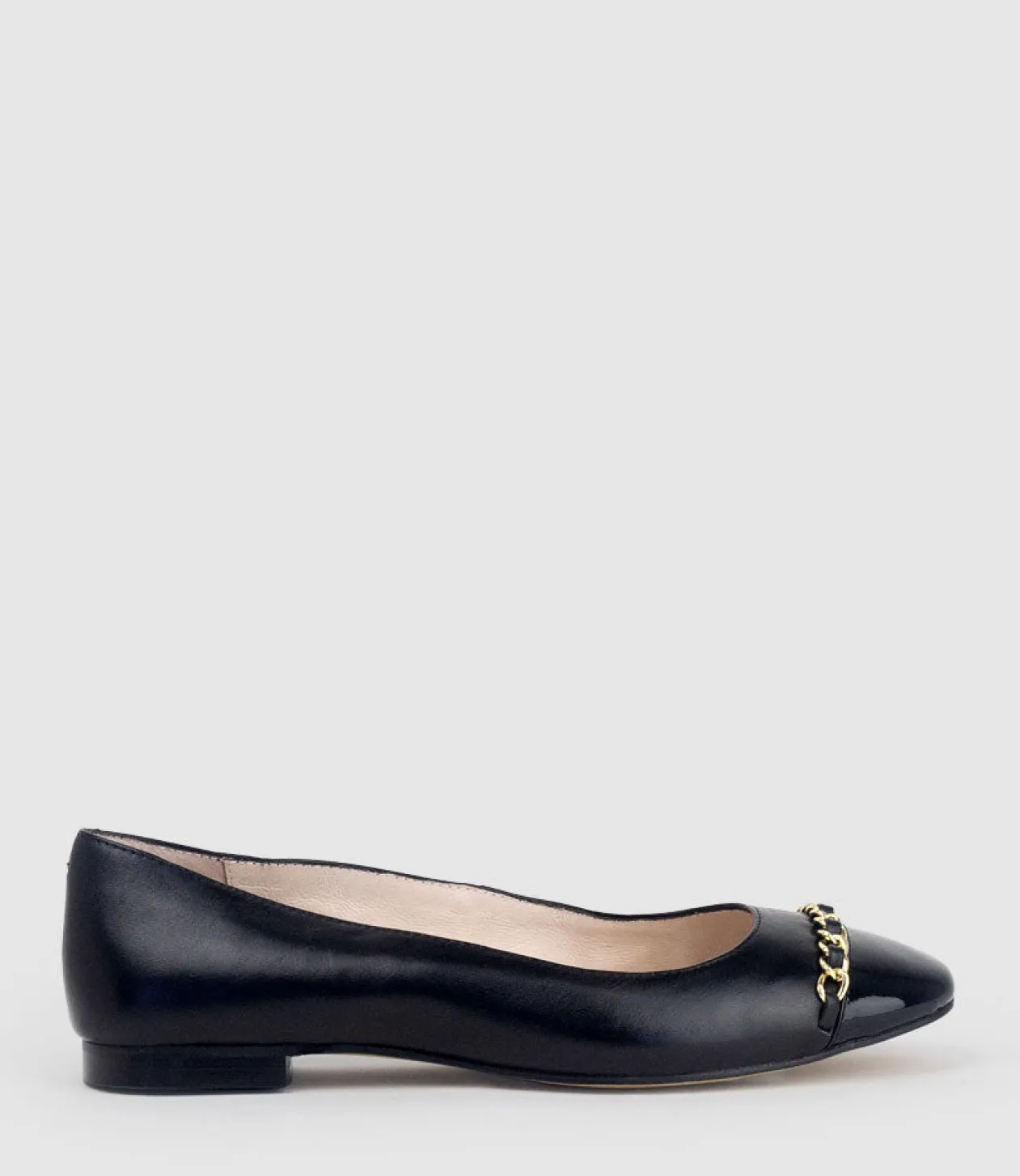 Fleur Ballet With Cap Toe In Black