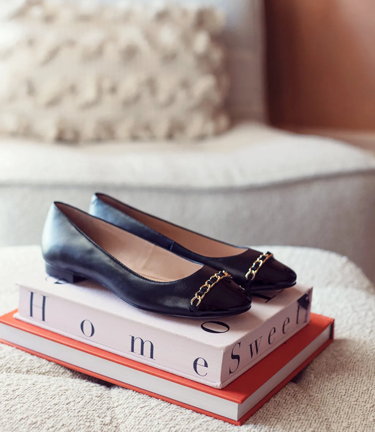 Fleur Ballet With Cap Toe In Black