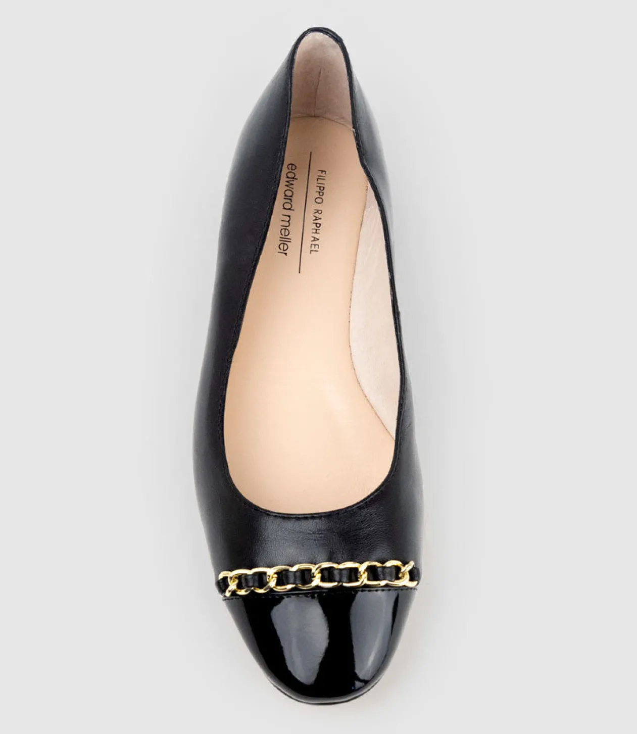 Fleur Ballet With Cap Toe In Black