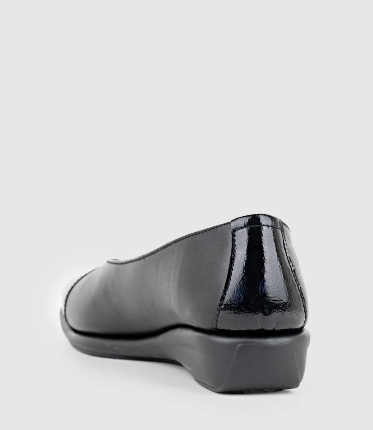 Frankly Cap Toe Comfort Ballet In Black