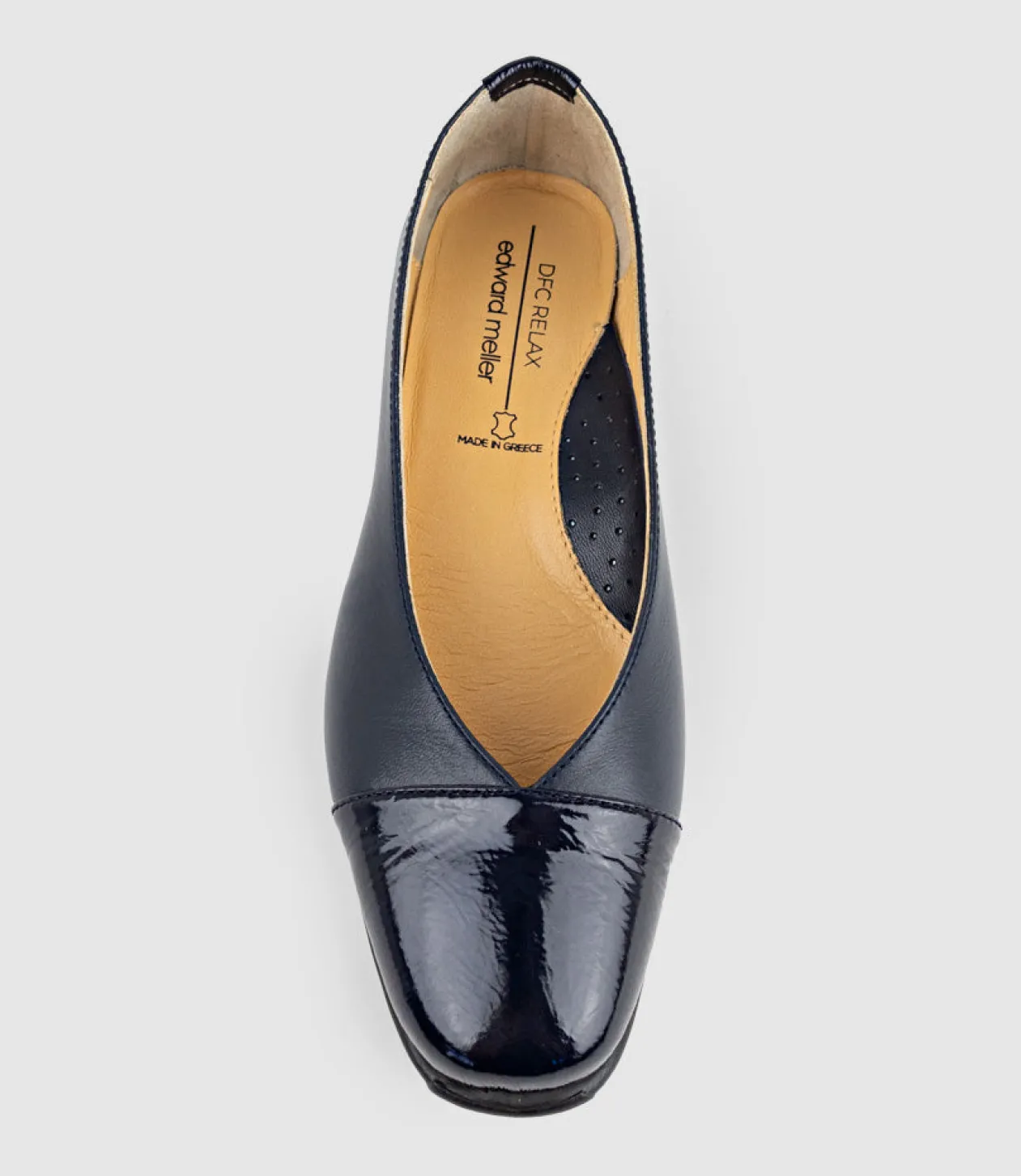 Frankly Cap Toe Comfort Ballet In Navy