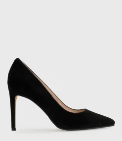 Gaga 100Mm Pointed Toe Pump In Black Suede