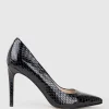 Gaga 100Mm Pointed Toe Pump In Black Snake