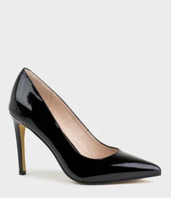 Gaga 100Mm Pointed Toe Pump In Black Patent