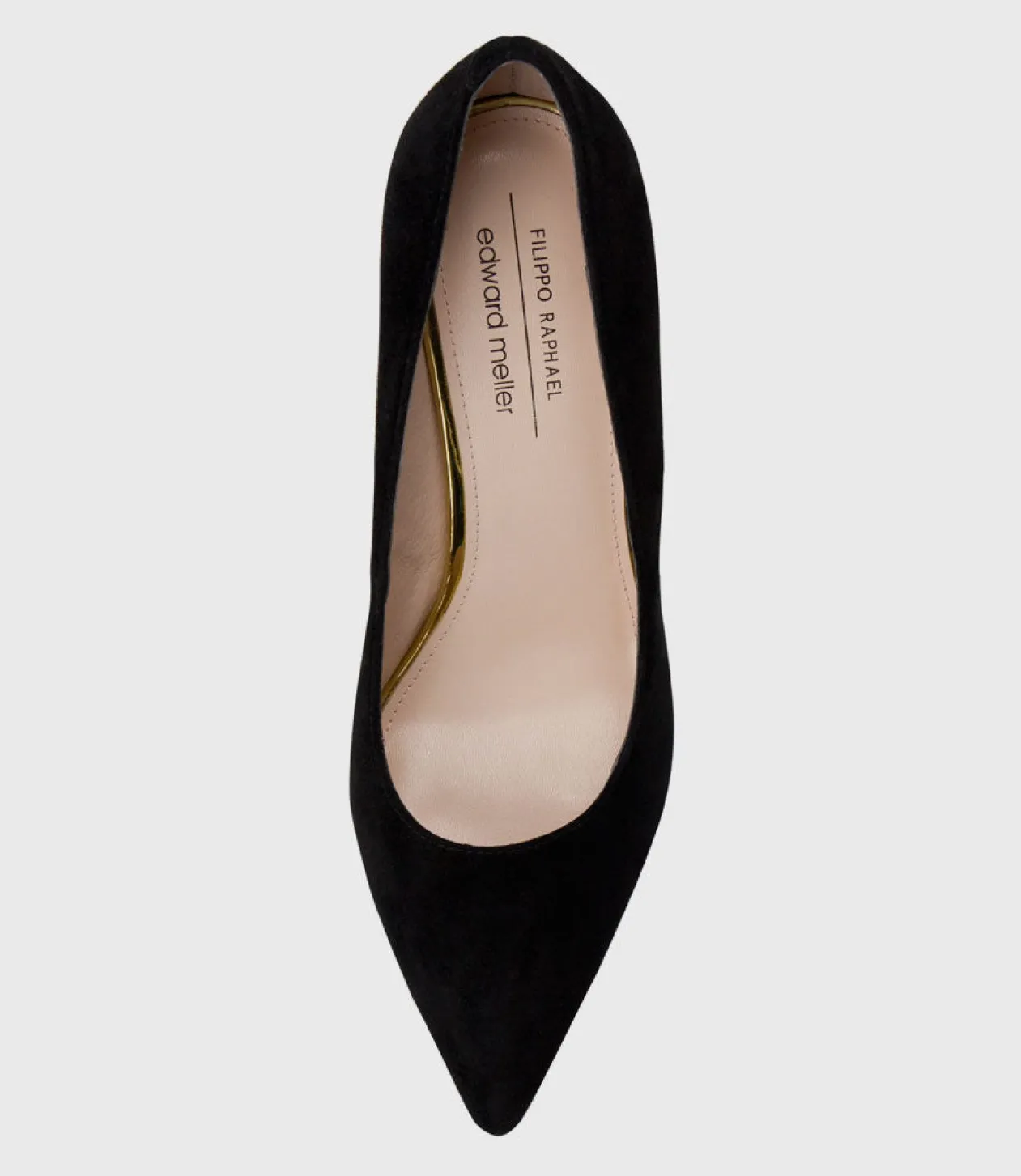 Gaga 100Mm Pointed Toe Pump In Black Suede