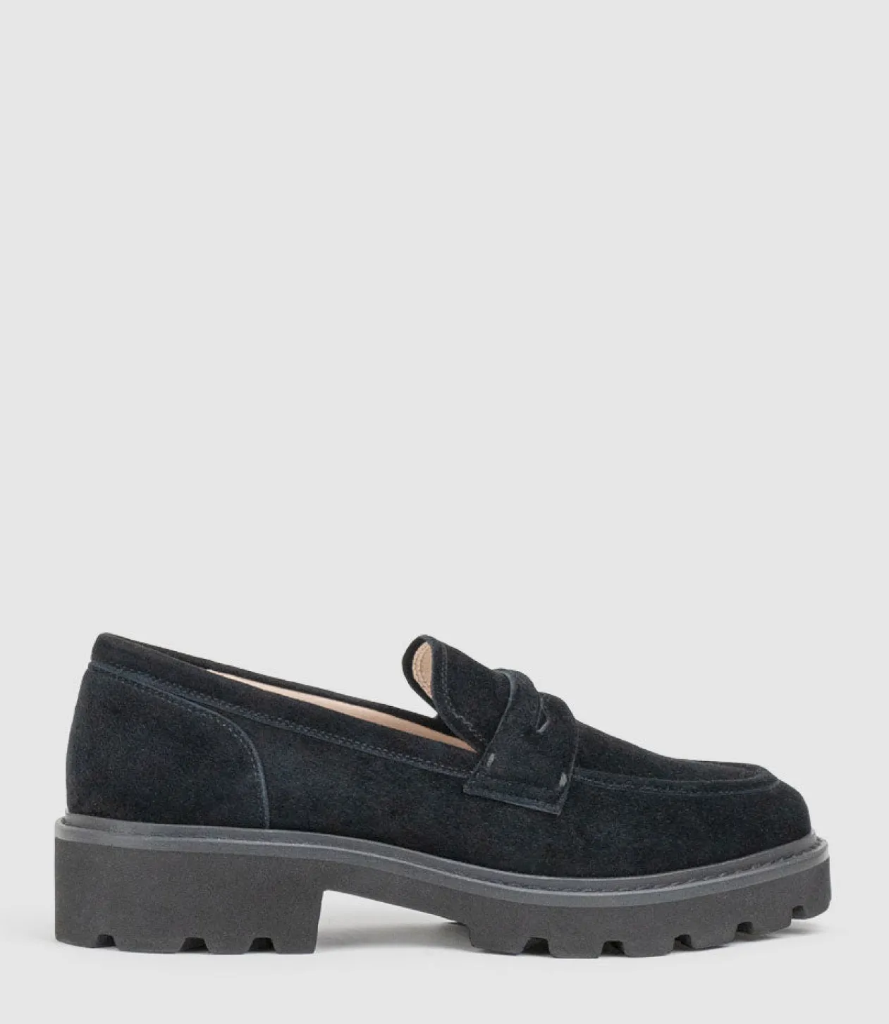 Gaston Moccasin In Black Suede