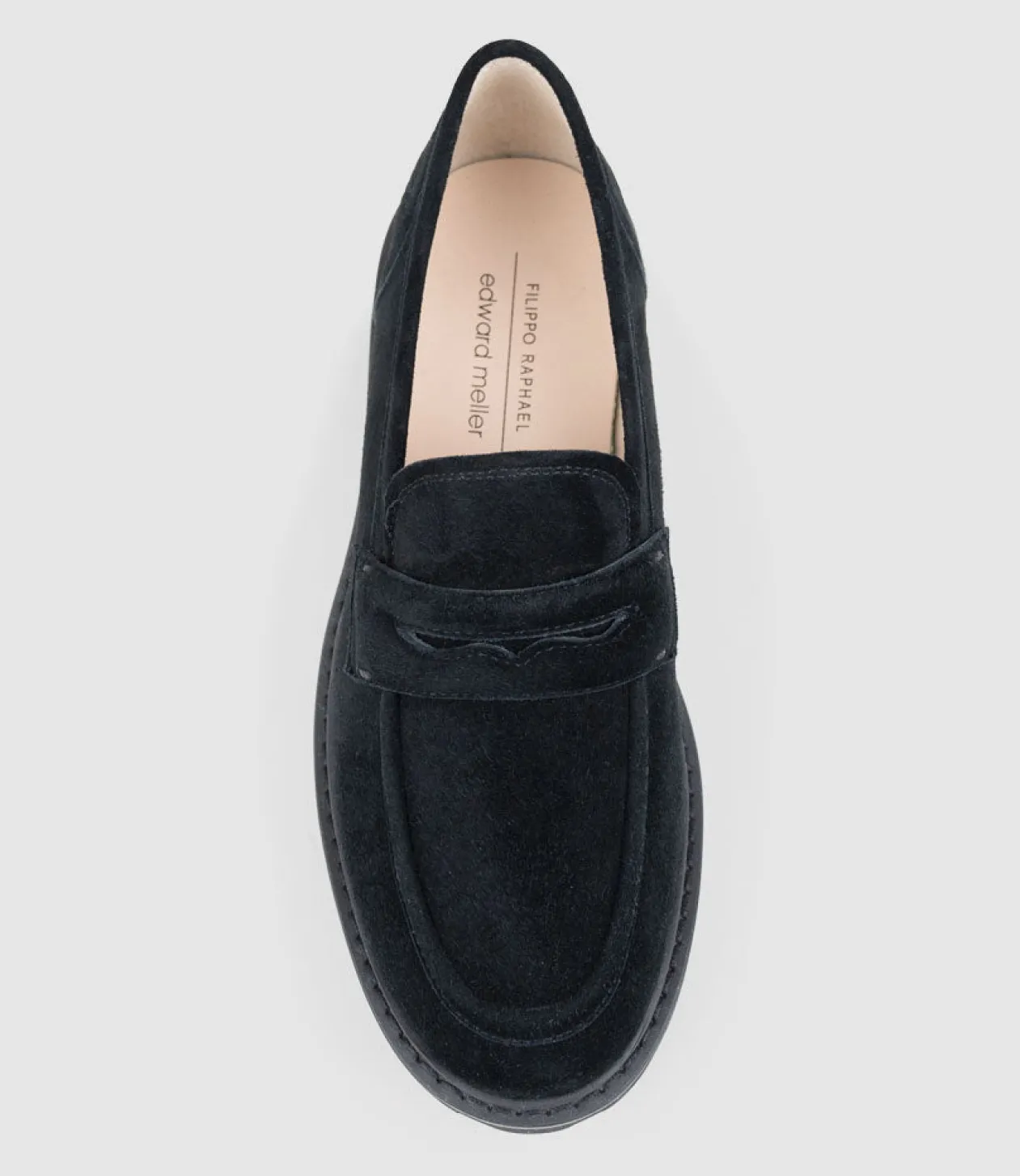 Gaston Moccasin In Black Suede