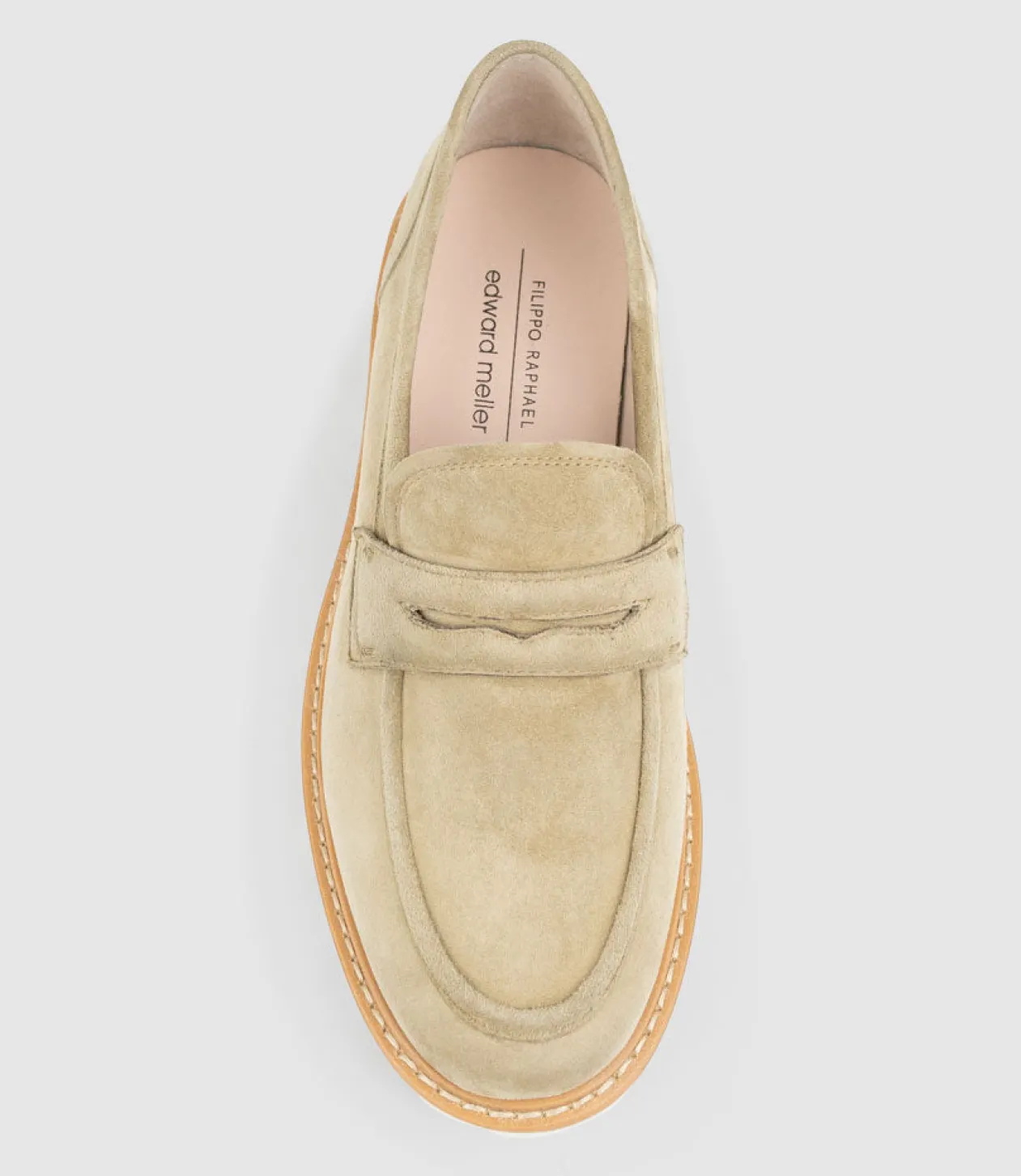 Gaston Moccasin In Camel Suede