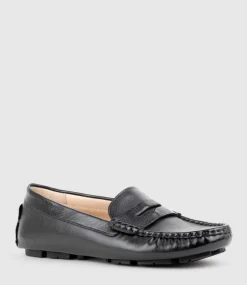 Gracey Driving Moccasin In Black Calf