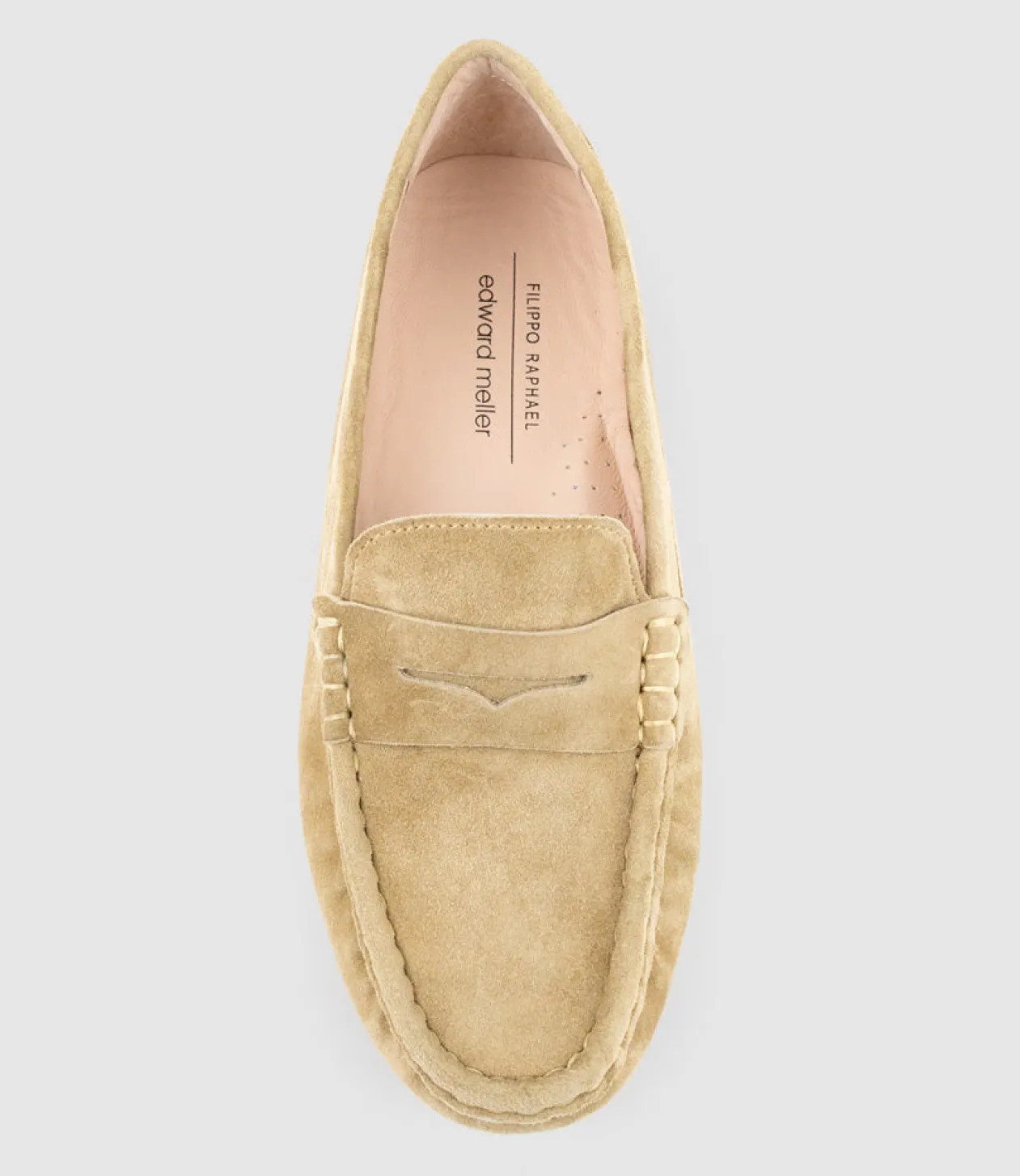 Gracey Driving Moccasin In Camel Suede