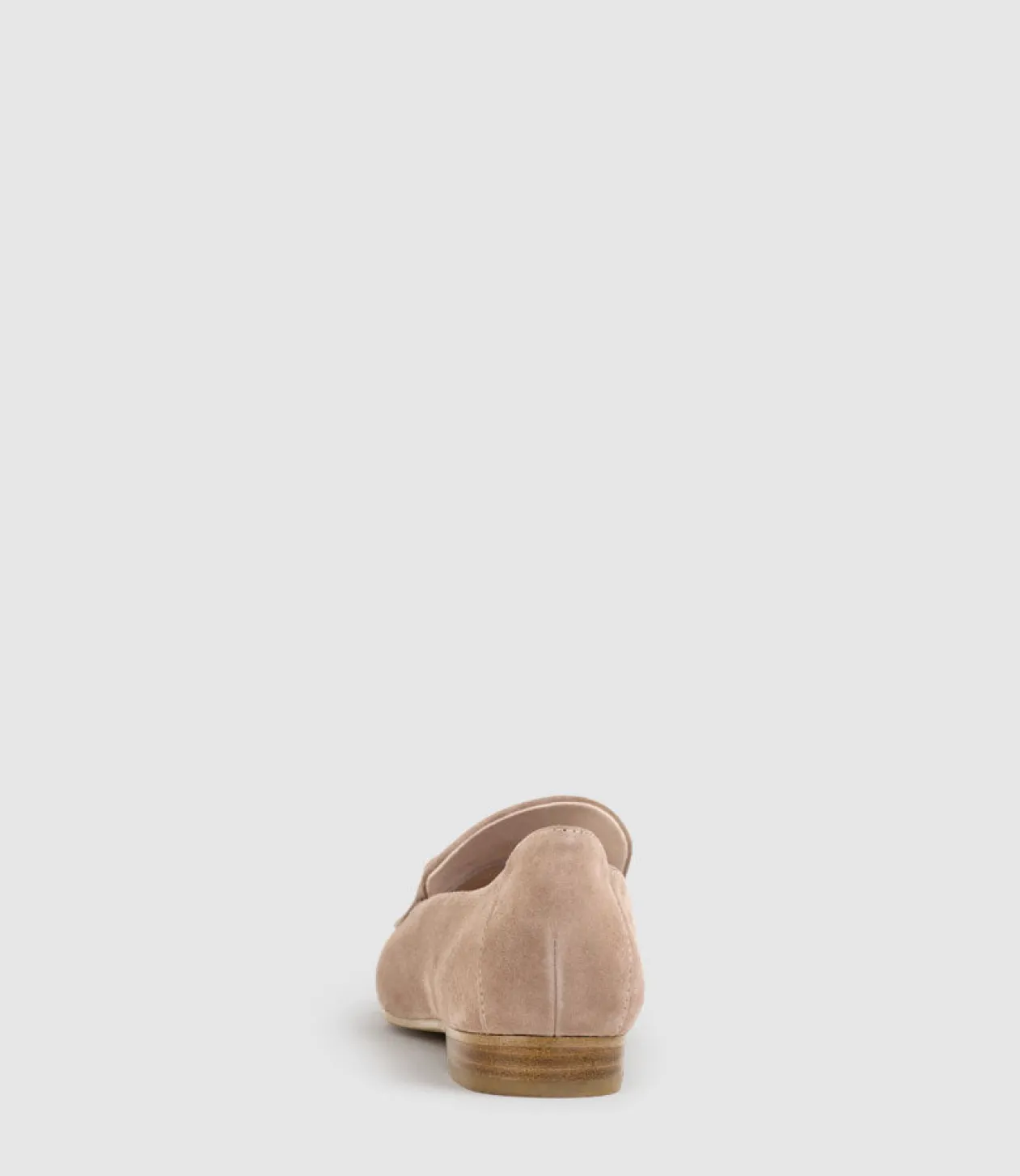 Graded Moccasin With Tonal Hardware In Nude Suede