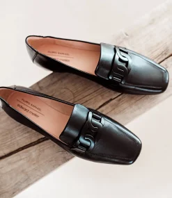 Grady Moccasin With Hardware In Black