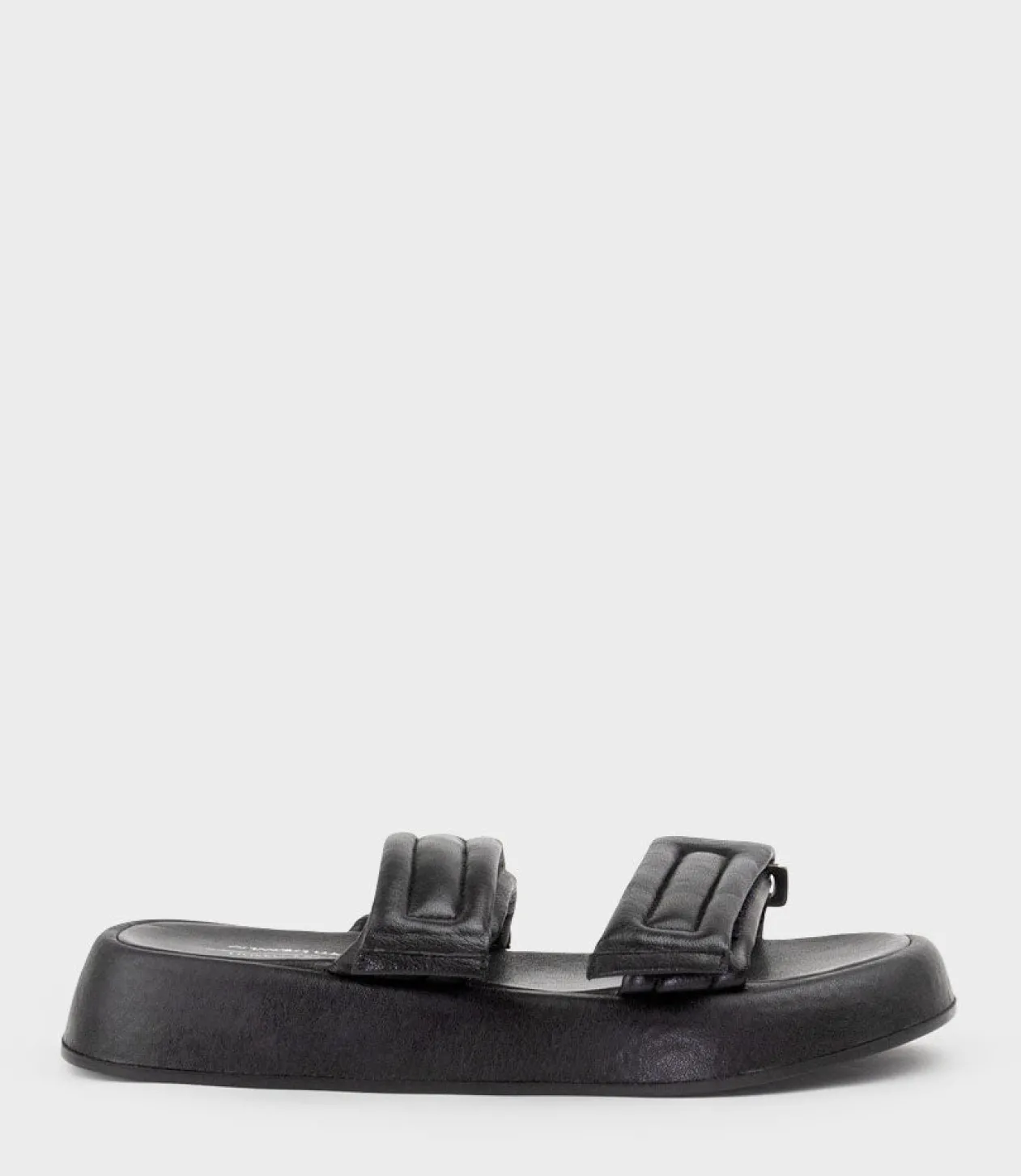 Hamlet Quilted Strap Slide On Unit In Black