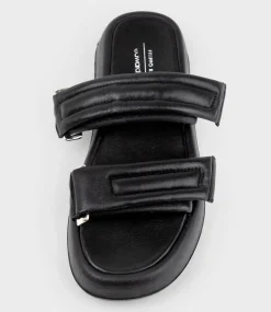 Hamlet Quilted Strap Slide On Unit In Black
