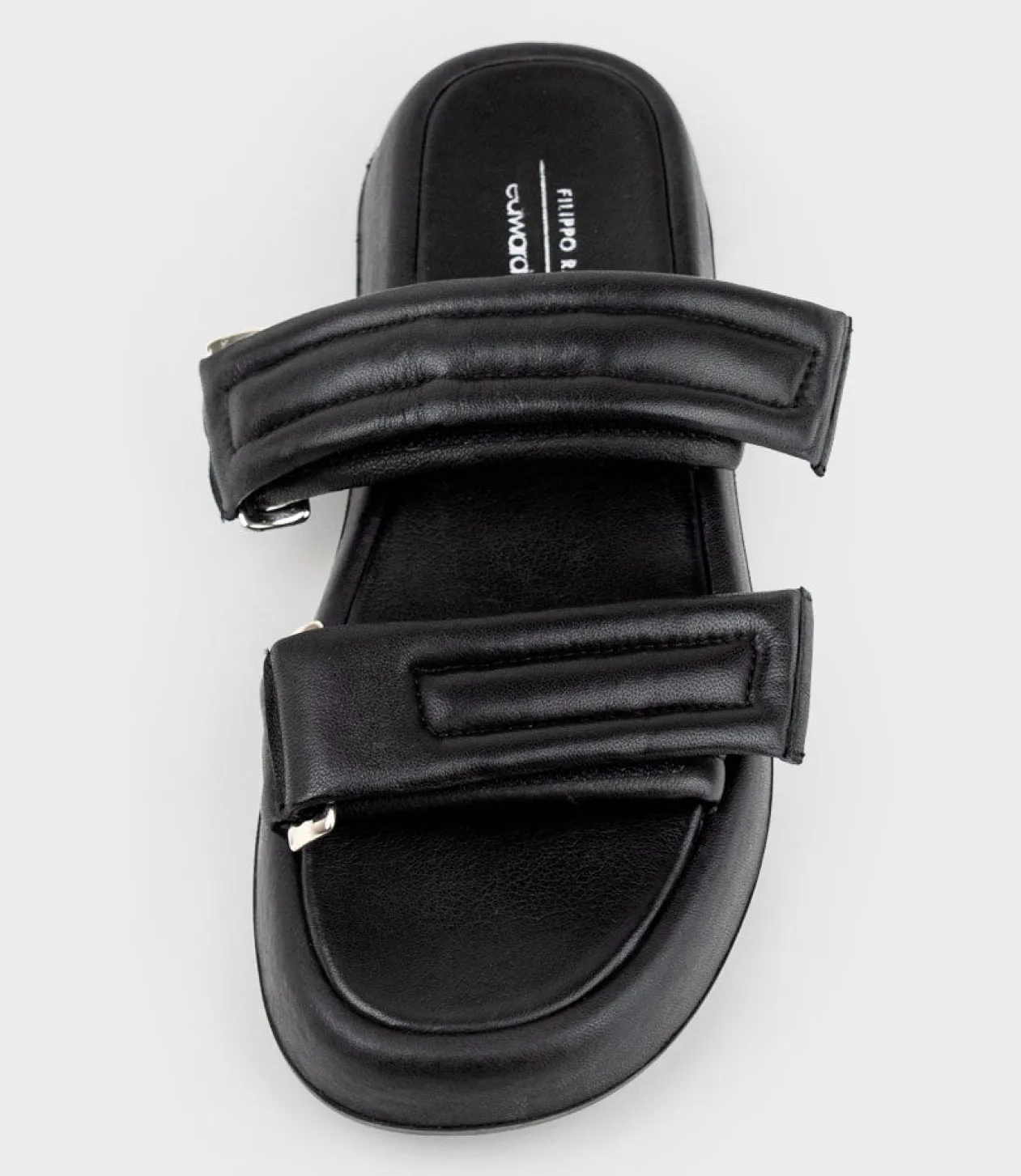 Hamlet Quilted Strap Slide On Unit In Black